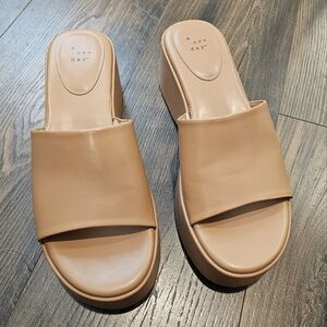 A New Day Platform Sandals